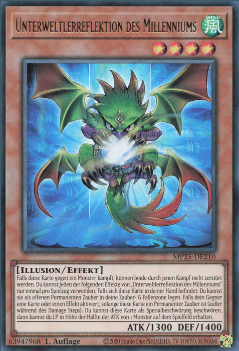 Unterweltlerreflektion des Millenniums MP25-DE210 Ultra Rare Deutsch