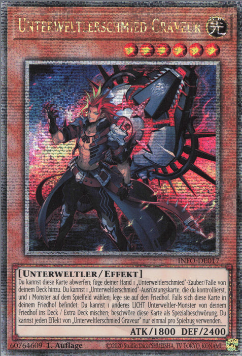 Unterweltlerschmied Graveur (V.2) INFO-DE017 Quarter Century Secret Rare Deutsch