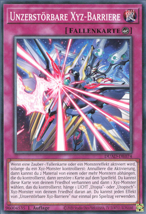 Unzerstörbare Xyz-Barriere DUAD-DE074 Common Deutsch