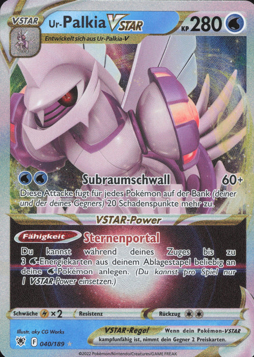 Ur-Palkia VSTAR ASR-040 Ultra Rare Deutsch