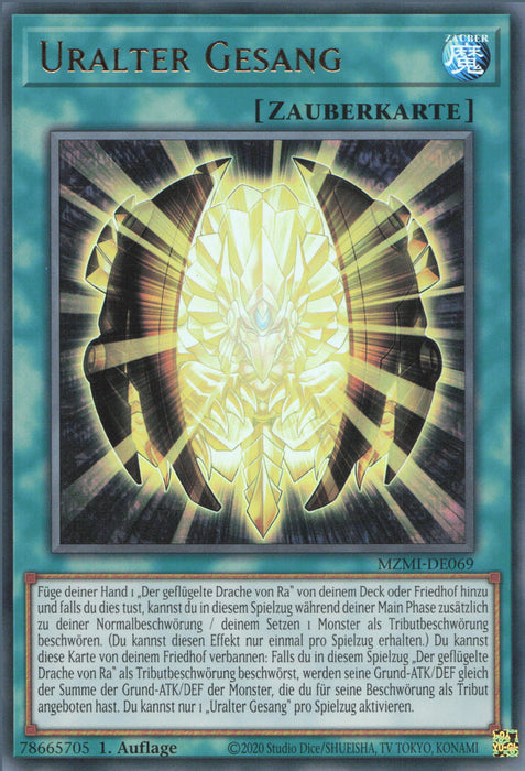 Uralter Gesang (V.1) MZMI-DE069 Ultra Rare