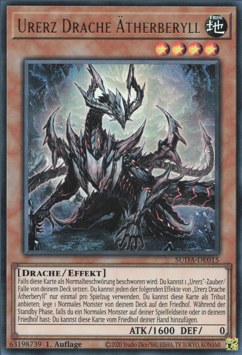 Urerz Drache Ätherberyll (V.1) SUDA-DE015 Ultra Rare Deutsch
