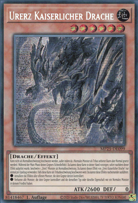 Urerz Kaiserlicher Drache MP25-DE099 Secret Rare Deutsch