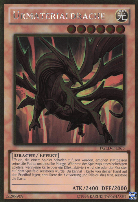 Urmaterialdrache PGLD-DE065 Gold Rare