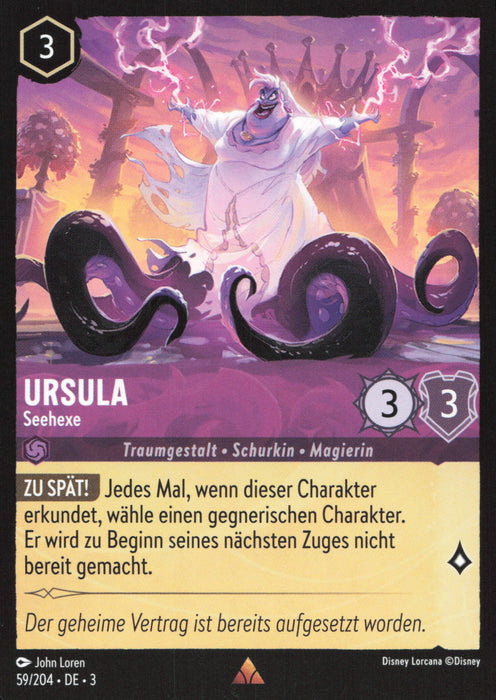 Ursula - Seehexe 3INK-059 Rare Deutsch