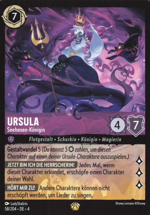 Ursula - Seehexen-Königin (V.1) 4URS-058 Legendary Deutsch