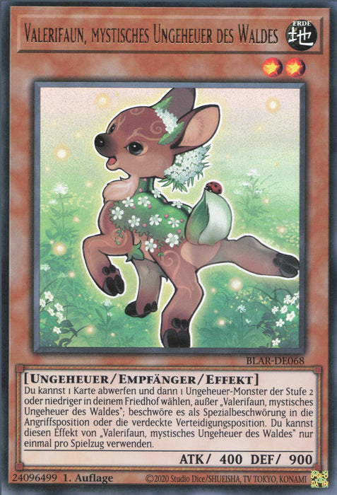 Valerifaun, mystisches Ungeheuer des Waldes BLAR-DE068 Ultra Rare Deutsch