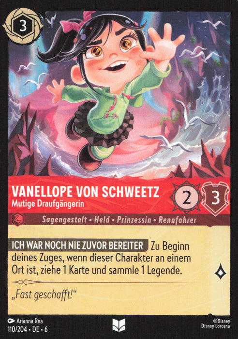 Vanellope von Schweetz - Mutige Draufgängerin 6AZS-110 Uncommon Deutsch