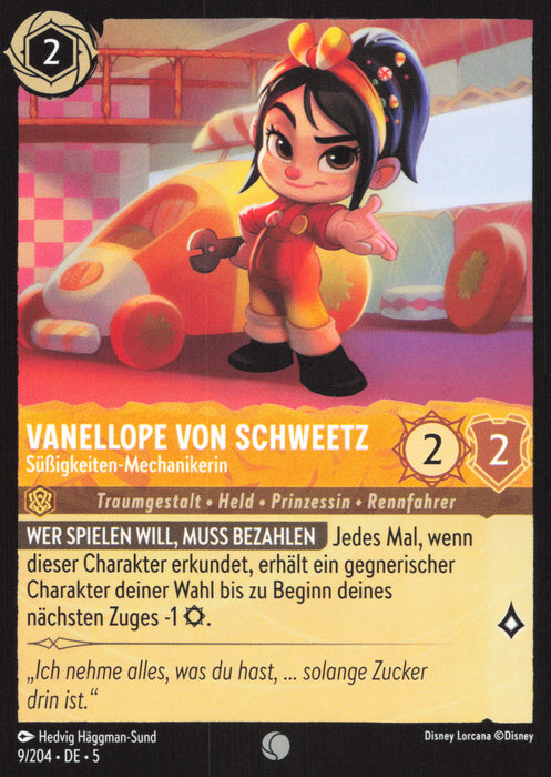 Vanellope von Schweetz - Süßigkeiten-Mechanikerin 5SSK-9 Common Deutsch