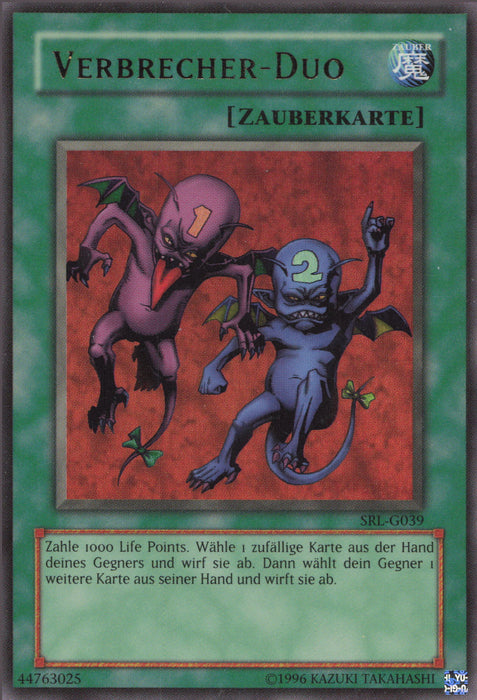 Verbrecher-Duo (V.1) SRL-DE039 Ultra Rare