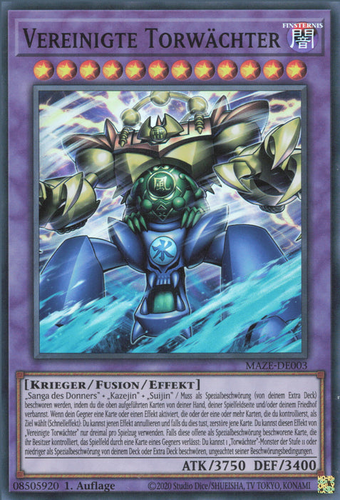 Vereinigte Torwächter MAZE-DE003 Super Rare Deutsch