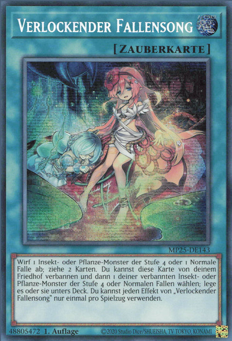 Verlockender Fallensong MP25-DE143 Secret Rare Deutsch