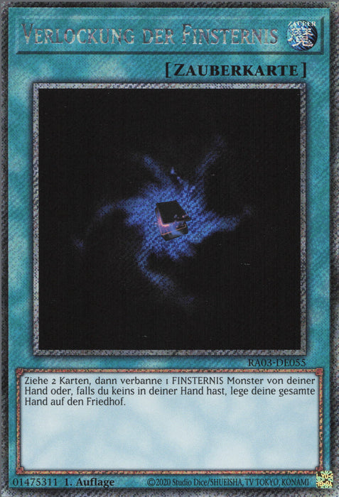 Verlockung der Finsternis (V.4) RA03-DE055 Platinum Secret Rare Deutsch