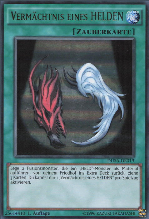 Vermächtnis eines HELDEN DUSA-DE019 Ultra Rare Deutsch