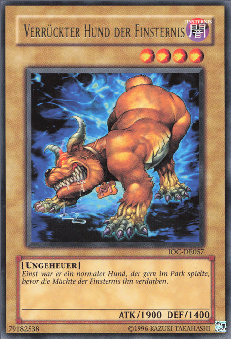 Verrückter Hund der Finsternis (V.2) IOC-DE057 Rare Deutsch