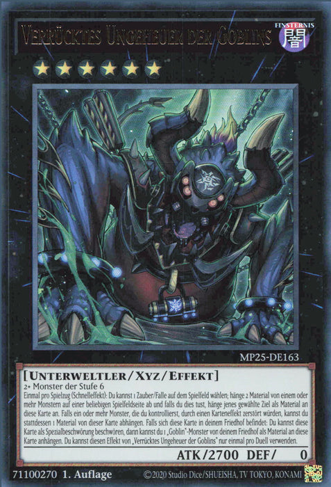 Verrücktes Ungeheuer der Goblins MP25-DE163 Ultra Rare Deutsch