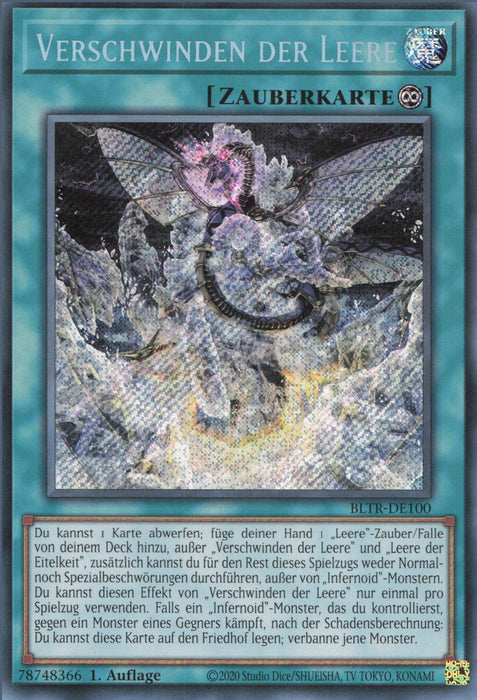 Verschwinden der Leere BLTR-DE100 Secret Rare Deutsch