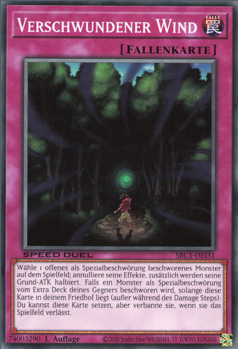 Verschwundener Wind SBC1-DEI31 Common Deutsch
