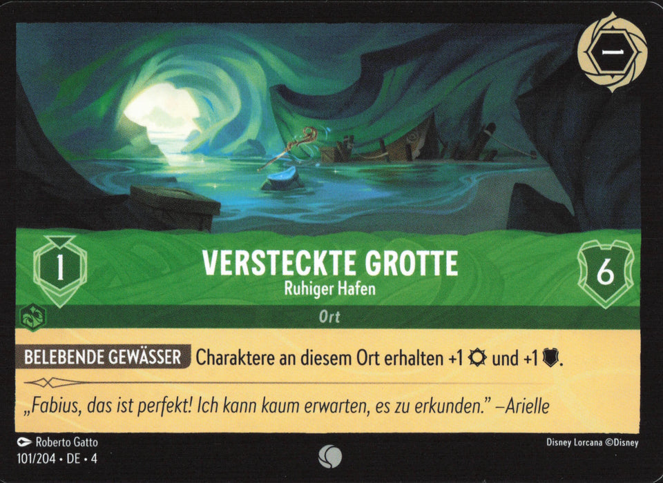 Versteckte Grotte - Ruhiger Hafen 4URS-101 Common Deutsch