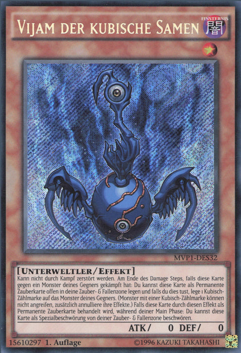 Vijam der kubische Samen (V.3) MVP1-DES32 Secret Rare