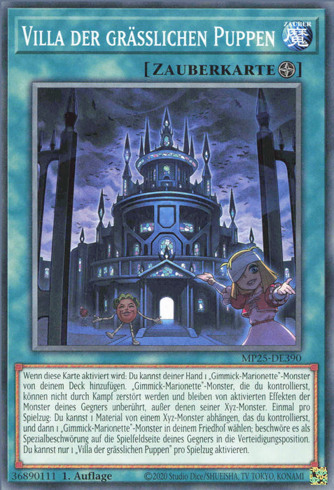 Villa der grässlichen Puppen MP25-DE390 Common Deutsch