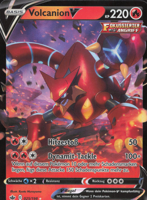 Volcanion V CRE-025 Ultra Rare Deutsch