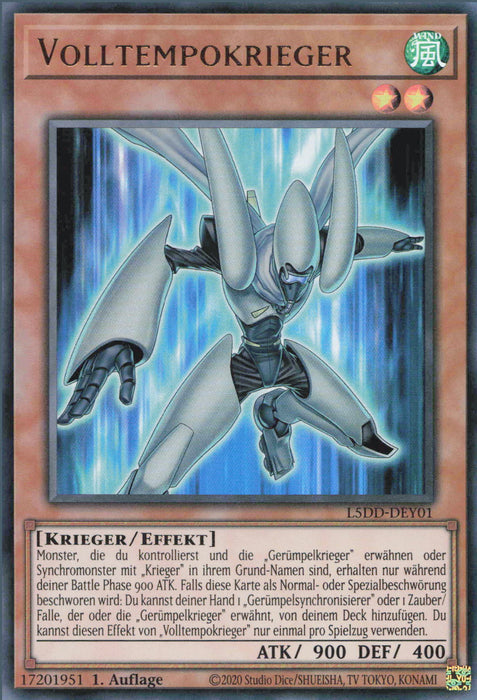 Volltempokrieger L5DD-DEY01 Ultra Rare Deutsch