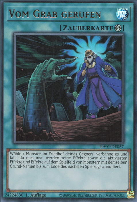 Vom Grab gerufen (V.2) RA01-DE057 Ultra Rare