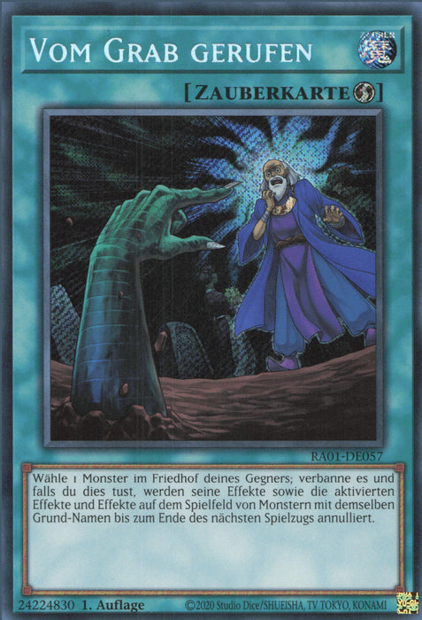 Vom Grab gerufen (V.3) RA01-DE057 Secret Rare