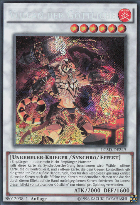 Vulcan der Göttliche LC5D-DE249 Secret Rare