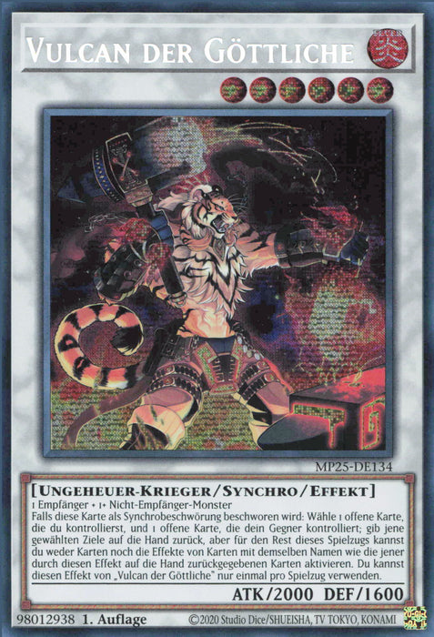 Vulcan der Göttliche MP25-DE134 Secret Rare Deutsch