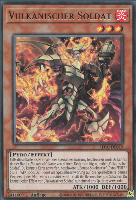 Vulkanischer Soldat LD10-DE019 Ultra Rare