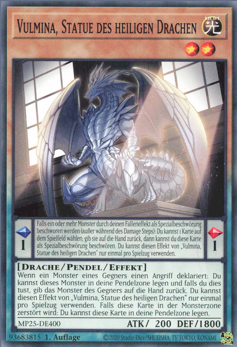 Vulmina, Statue des heiligen Drachen MP25-DE400 Common Deutsch