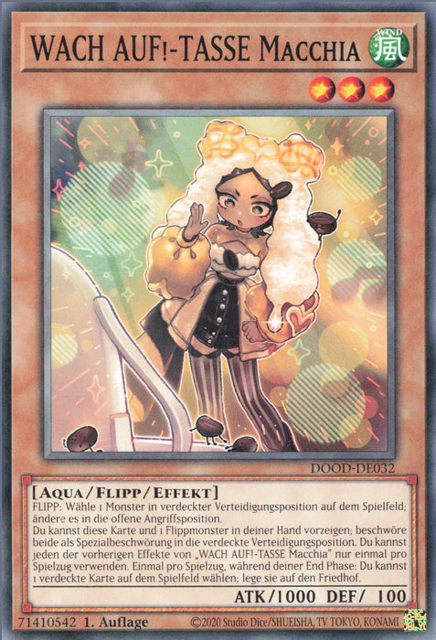 WACH AUF!-TASSE Macchia DOOD-DE032 Common Deutsch