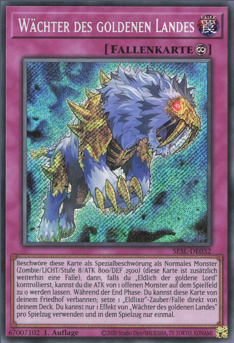 Wächter des goldenen Landes SESL-DE032 Secret Rare Deutsch