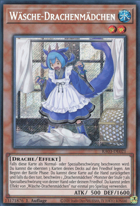 Wäsche-Drachenmädchen (V.3) RA03-DE021 Secret Rare Deutsch