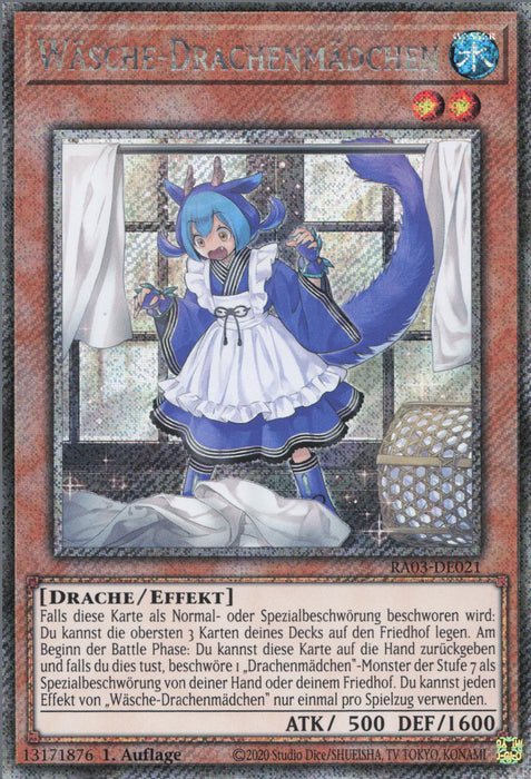 Wäsche-Drachenmädchen (V.4) RA03-DE021 Platinum Secret Rare Deutsch