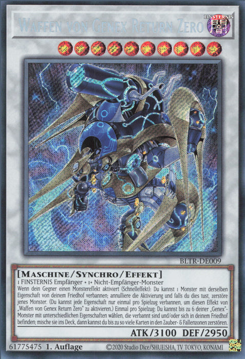 Waffen von Genex Return Zero BLTR-DE009 Secret Rare Deutsch