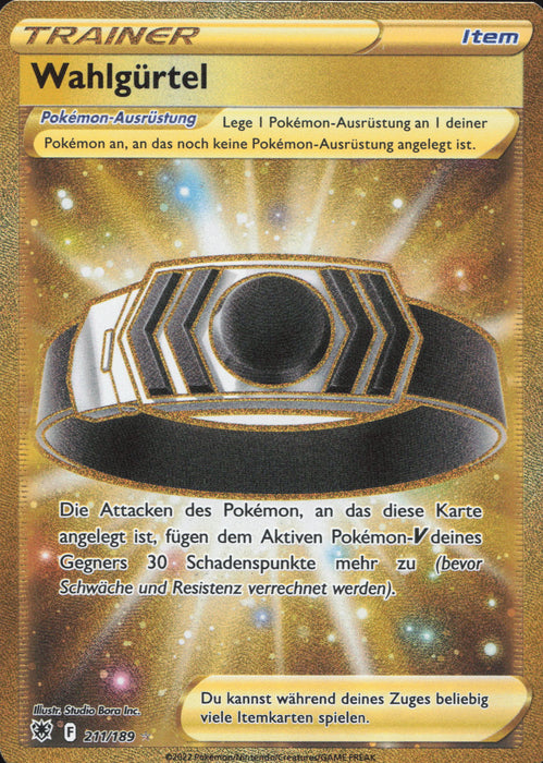 Wahlgürtel ASR-211 Secret Rare Deutsch