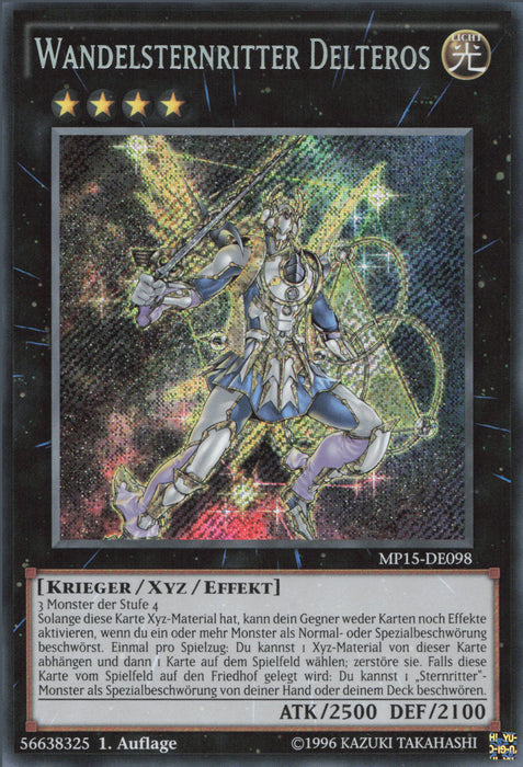 Wandelsternritter Delteros MP15-DE098 Secret Rare