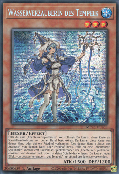 Wasserverzauberin des Tempels MP23-DE265 Secret Rare