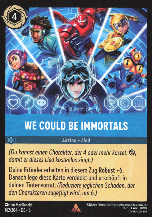 We Could Be Immortals (V.1) 6AZS-162 Rare Deutsch