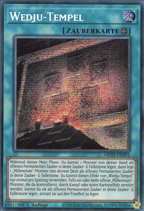 Wedju-Tempel MP25-DE091 Secret Rare Deutsch