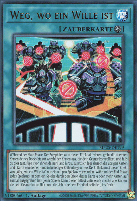 Weg, wo ein Wille ist MP25-DE199 Ultra Rare Deutsch