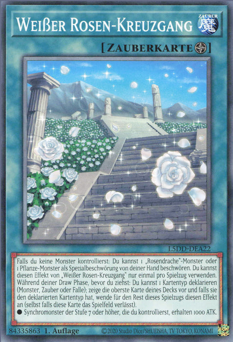Weißer Rosen-Kreuzgang L5DD-DEA22 Common Deutsch