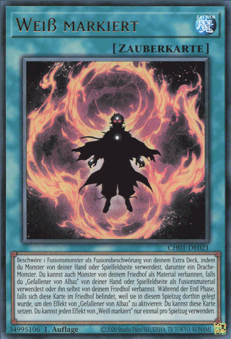 Weiß markiert CH01-DE021 Ultra Rare Deutsch