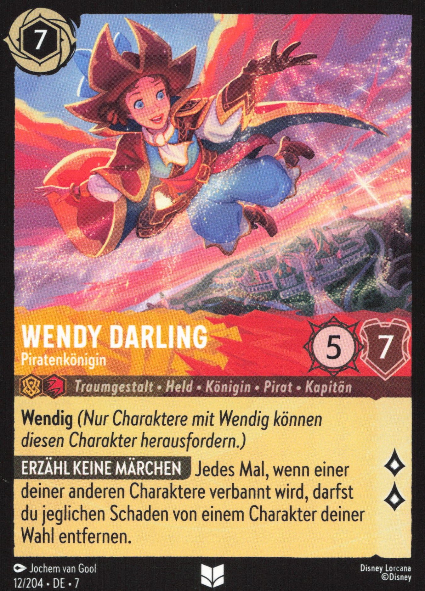 Alle Wendy Darling Charakterkarten in Disney Lorcana