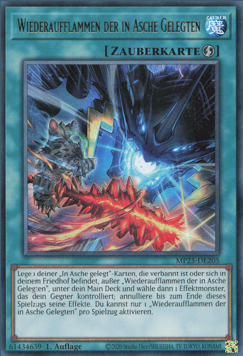 Wiederaufflammen der in Asche Gelegten MP25-DE205 Ultra Rare Deutsch
