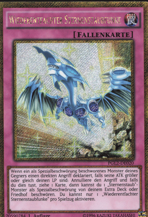 Wiederentfachter Sternenstaubfunke PGL2-DE020 Gold Secret Rare Deutsch