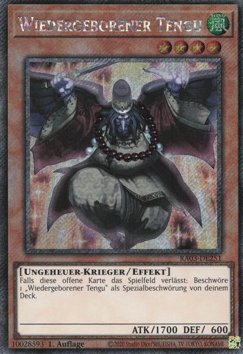 Wiedergeborener Tengu (V.1) RA03-DE251 Platinum Secret Rare Deutsch